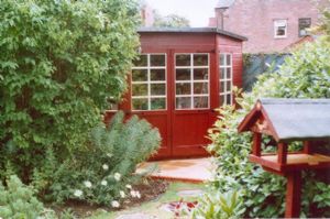 image: Eaton Corner House | A building designed for the corner of your garden sizes start from 6 x 6