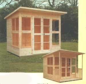 image: Summerhouse | Plenty of light and heat gernerated on a cold sunny winters day