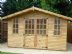 image: Log Cabin | 21mm cladding. 50mm x 50mm internal framing. Possible home office “easy assembly