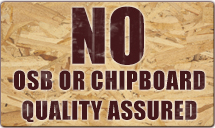 no osb or chipboard